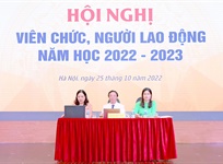 Hội nghị viên chức, người lao động năm học 2022 - 2023